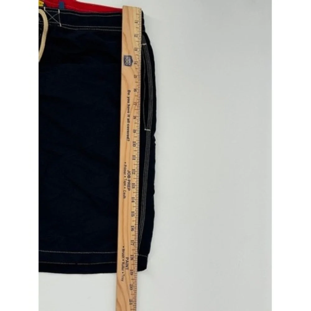 Polo Ralph Lauren Swim Trunks Mens M Navy Blue Cargo Board Shorts